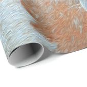 Papier Cadeau Cheval Pays Rustique Brown Ouest Découpage (Coin rond)