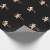 Papier Cadeau Cheval Pony Noël Neige Hiver Animaux Chevaux (Coin)