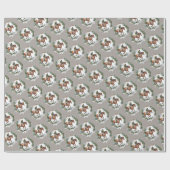 Papier Cadeau Cheval Rider Noël Enveloppe cadeau (Plat)