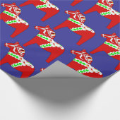 Papier Cadeau Cheval rouge de Dalarna (Coin)