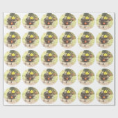 Papier Cadeau Cheval tiré Vechicles, Amish Horse et Buggy (Plat)