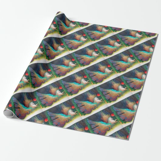 Papier Cadeau Cheval volant (Déroulé)