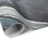 Papier Cadeau Cheval Western Rustic Brown Découpage vert (Coin rond)