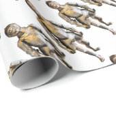 Papier Cadeau chevalier #2 (Coin rond)