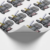 Papier Cadeau Chevalier (simple) (Coin)