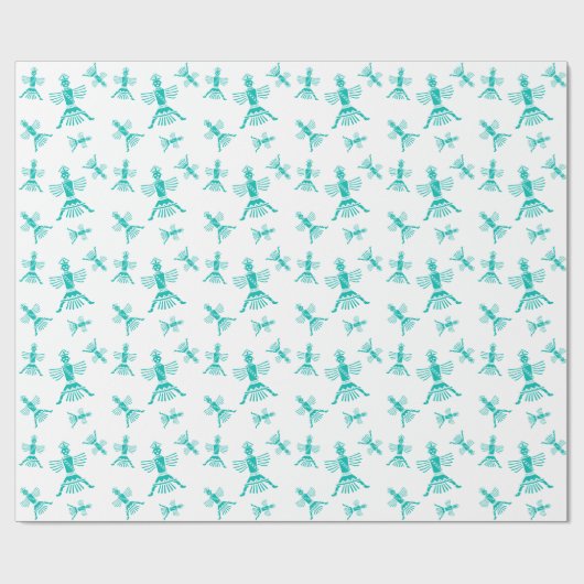 Papier Cadeau chevalier zuni (Plat)