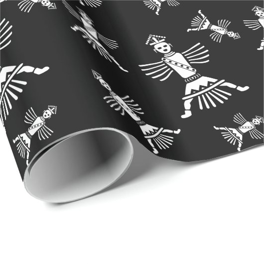 Papier Cadeau chevalier zuni (Coin rond)