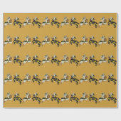 PAPIER CADEAU CHEVALIERS JOUTANT (Plat)