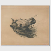 Papier Cadeau Cheval's Head (par Heywood Hardy) (Plat)