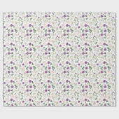 Papier Cadeau Chevaux et papier Mariage violet Rose (Plat)