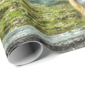 Papier Cadeau Chevaux rustique Pays Western Farm Découpage (Coin rond)