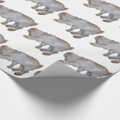 Papier Cadeau Chèvre bronzage de bébé de Pawing (Coin)