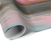 Papier Cadeau Chèvre dans une baignoire rose (Coin rond)