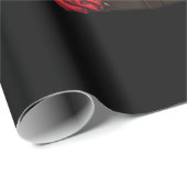 Papier Cadeau Chèvre Satanic Pagan Premium (Coin rond)