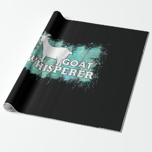 Papier Cadeau Chèvre Whisperer Chèvres fermier