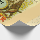 Papier Cadeau Chèvres Bock Bière Publicité (Coin)