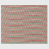 Papier Cadeau Chevron Candy Cane (Plat)