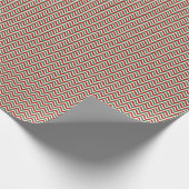 Papier Cadeau Chevron Candy Cane (Coin)