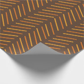 Papier Cadeau Chevron des années 1970 (Coin)