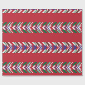 Papier Cadeau Chevron fair isle sans couture motif design,  (Plat)