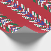 Papier Cadeau Chevron fair isle sans couture motif design,  (Coin)