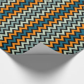 Papier Cadeau Chevron Geometric (Coin)