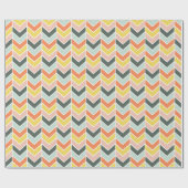 Papier Cadeau Chevron joyeux par Origami Prints (Plat)