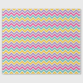 Papier Cadeau  Chevron Pattern with Teal and Purple Stripe (Plat)