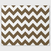 Papier Cadeau Chevron Pécan Neutres (Plat)