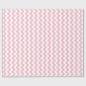 Papier Cadeau Chevron rose (Plat)