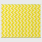 Papier Cadeau Chevrons d'humeurs jaune or marocain (Plat)