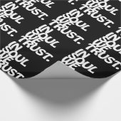 Papier Cadeau Chez Soul, Nous Avons Confiance. (Coin)