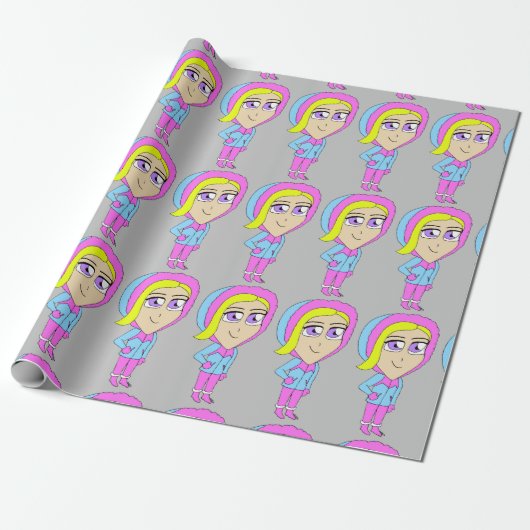 Papier Cadeau chibi (Déroulé)