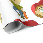 Papier Cadeau chibi (Coin rond)