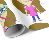 Papier Cadeau chibi (Coin rond)
