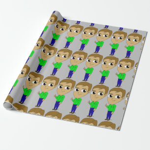 Papier Cadeau chibi   