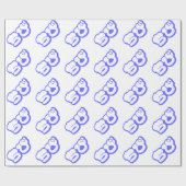 Papier Cadeau Chibi ち び japonais Nihongo Hiragana Script (Plat)