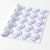 Papier Cadeau Chibi ち び japonais Nihongo Hiragana Script (Déroulé)