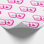 Papier Cadeau Chibi ち び japonais Nihongo Hiragana Script (Coin)