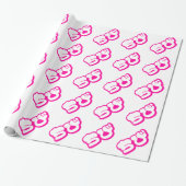 Papier Cadeau Chibi ち び japonais Nihongo Hiragana Script (Déroulé)