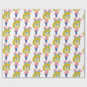 Papier Cadeau chibi bunnygirl (Plat)