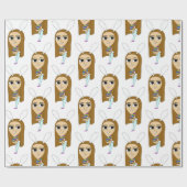 Papier Cadeau chibi bunnygirl (Plat)