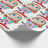 Papier Cadeau chibi catgirl (Coin)