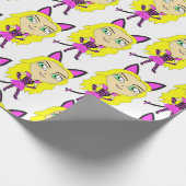Papier Cadeau chibi catgirl (Coin)