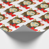 Papier Cadeau chibi catgirl (Coin)