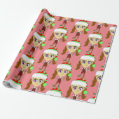 Papier Cadeau chibi elf (Déroulé)
