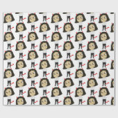 Papier Cadeau chibi fille diable (Plat)