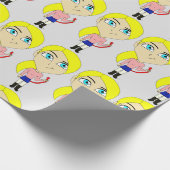 Papier Cadeau chibi "mauvaise fille" (Coin)