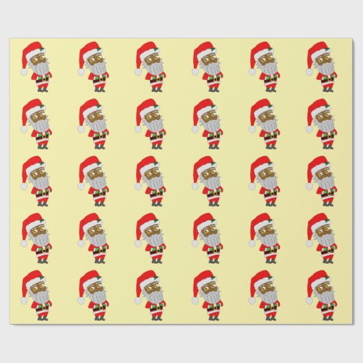 Papier Cadeau Chibi Santa (Plat)