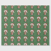 Papier Cadeau Chibi Santa (Version 3) (Plat)